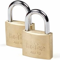 Habo Hengelås 403-40 Twin Messing