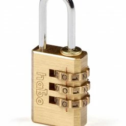 Habo Hengelås Med Kode 203-21 Messing