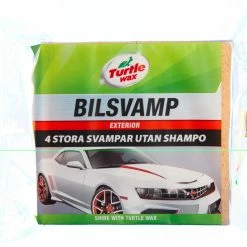 Turtle Wax Bilsvamp Uten Shampo (4 Pk)