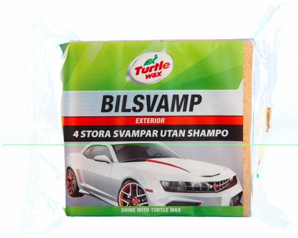 Turtle Wax Bilsvamp Uten Shampo (4 Pk)