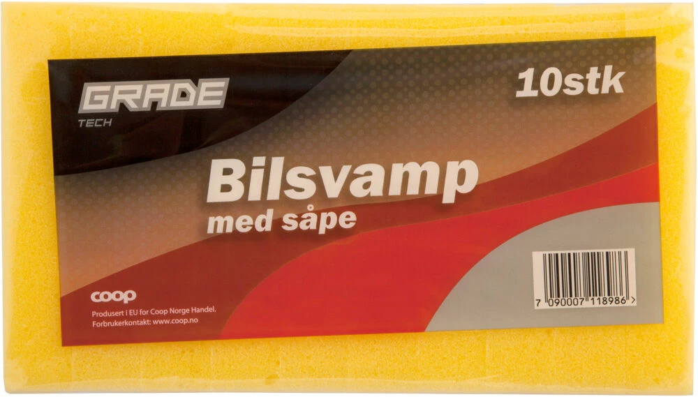 GASTRO Grade Bilsvamp Med Såpe 10-pk - Bilde 2
