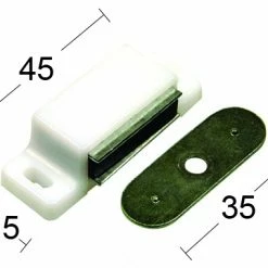 HABO Magnetlås 2029-2 Hvit