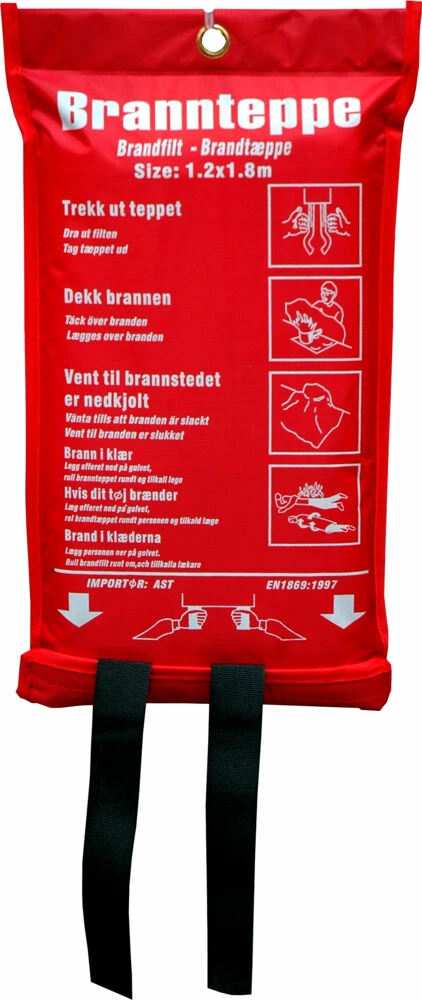 No-flame Brannteppe 1,8 X 1,2 M