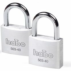 Habo Hengelås 503-40 Twin Aluminium