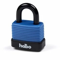 Habo Hengelås 704-40 Blå/Sort