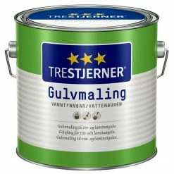 Trestjerner Gulvmaling Halvblank