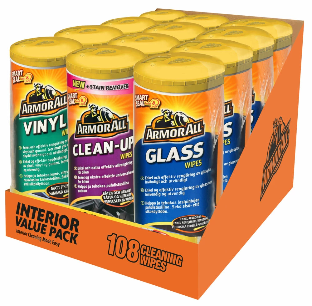 ANDRE MERKEVARER Armor All Value Pack 108 Servietter