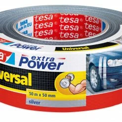 Tesa Sølv Lerretstape 50 M, 50 Mm