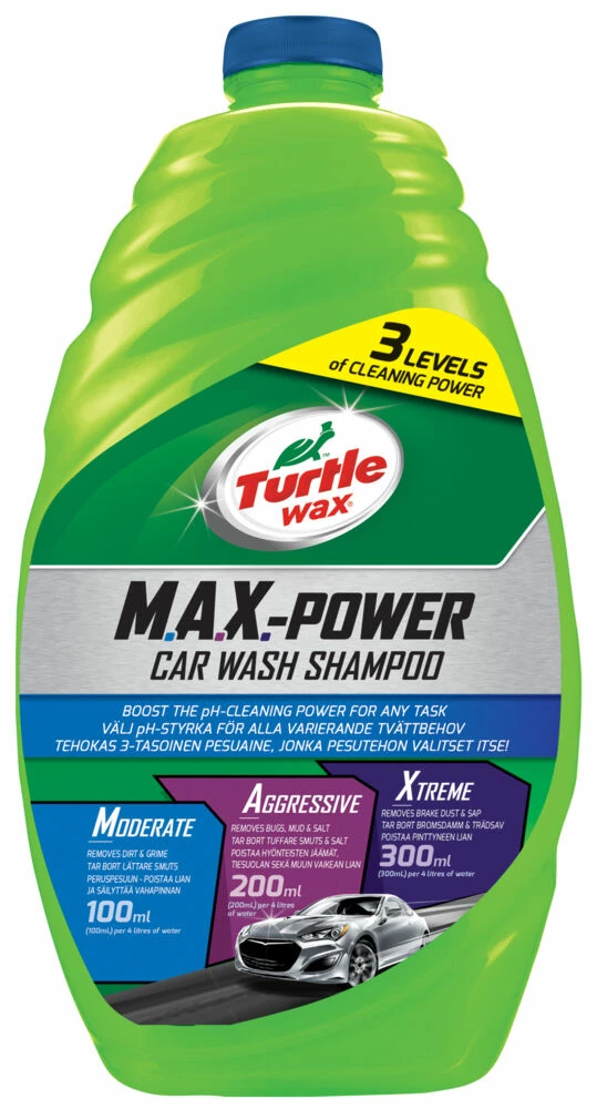 Turtle Wax Bilshampo Max Power