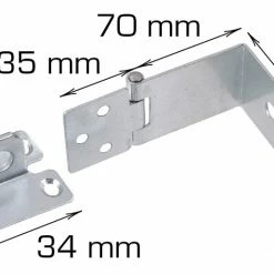 HOME-IT Låsebeslag - 90 Grader