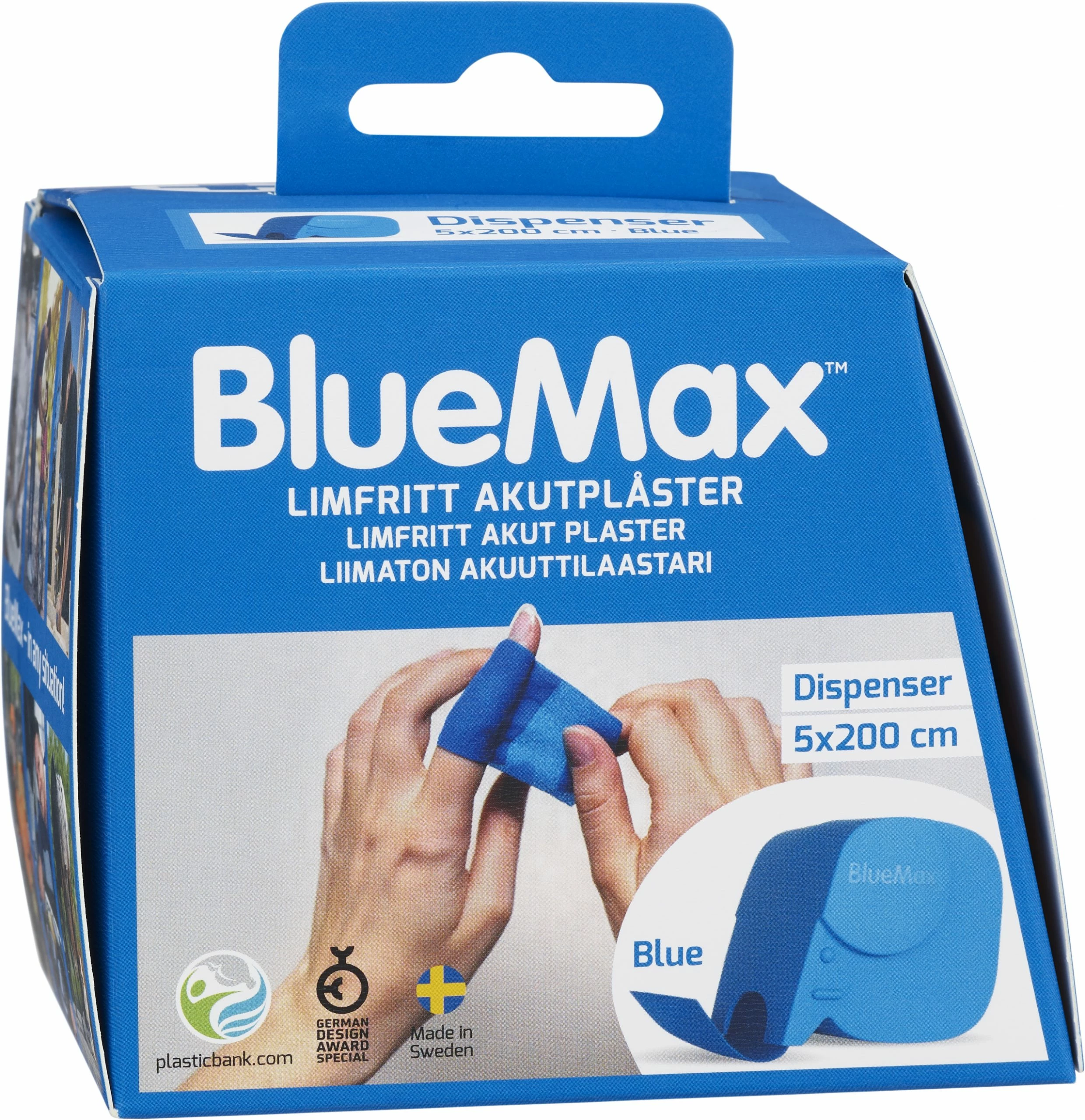 GORILLA BlueMax Limfritt Plaster Med Dispenser