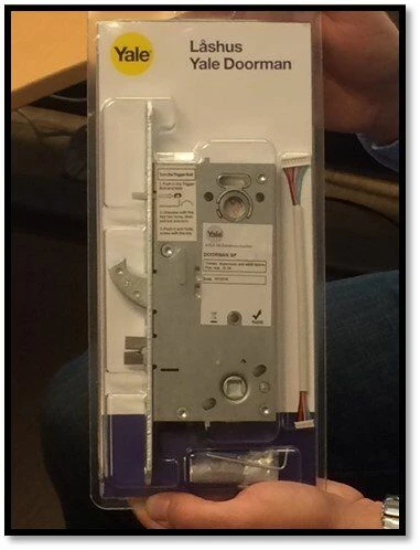 Yale Doorman Låskasse M/ Kabel