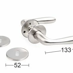 Habo London Dørvrider Inne M/ Nøkkelskilt